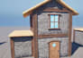 create modular 3d environment assets, props, buildings, and game ready models